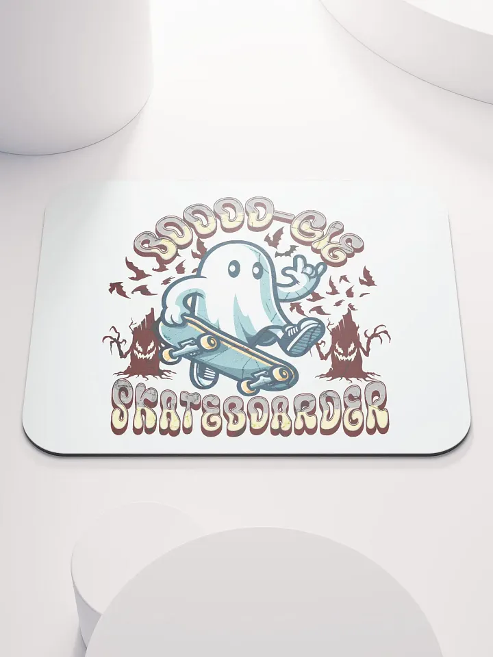 Boooo-gie Skateboarder Spooky Mouse Pad product image (1)