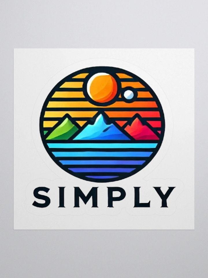 Simply Serene Landscape Sticker Set product image (3)