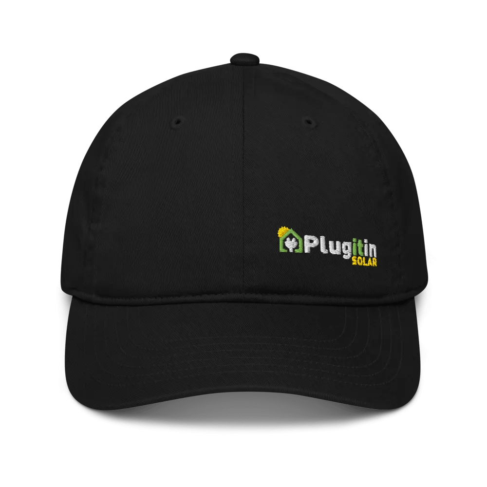 Plug It In Solar High-Quality Organic Dad Hat product image (1)
