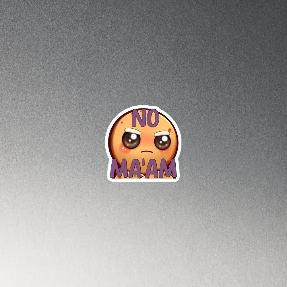 NO MA'AM Magnet product image (2)