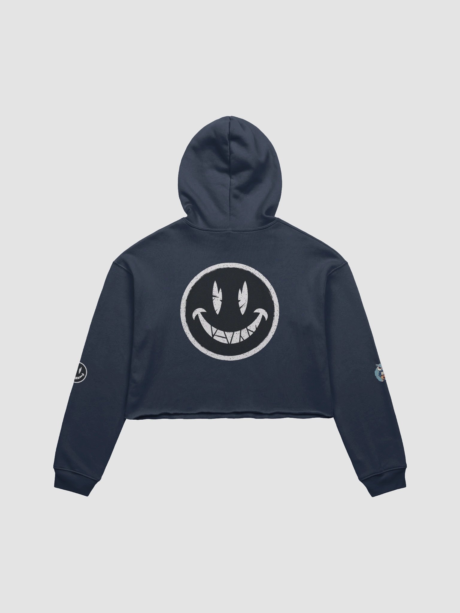 Distressed Smiley Fleece Hoodie product image (4)