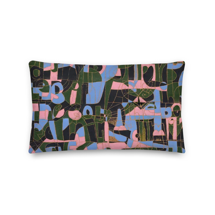 opposite dimples in the bored mind of the squid pillow (2-sided) product image (2)