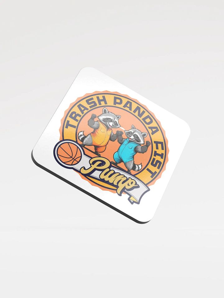 Trash Panda Fist Pump Basketball Coaster Set product image (1)