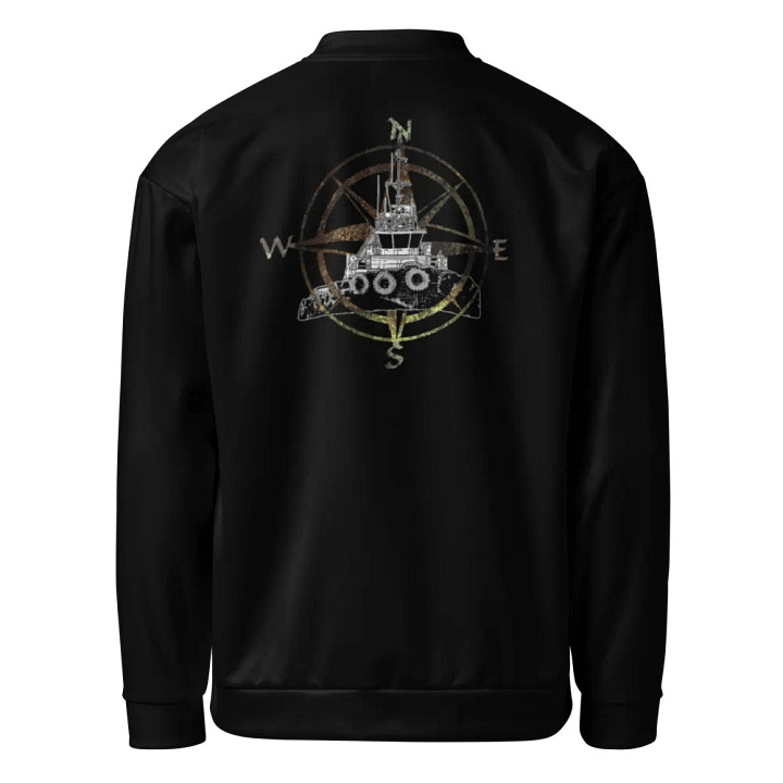 X Ancher Chain PNW Black Bomber Jacket product image (1)
