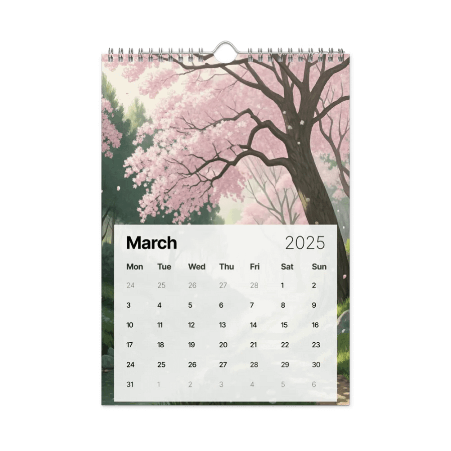 MAGICAL ANIME SEASONS WALL CALENDAR 2025 product image (9)