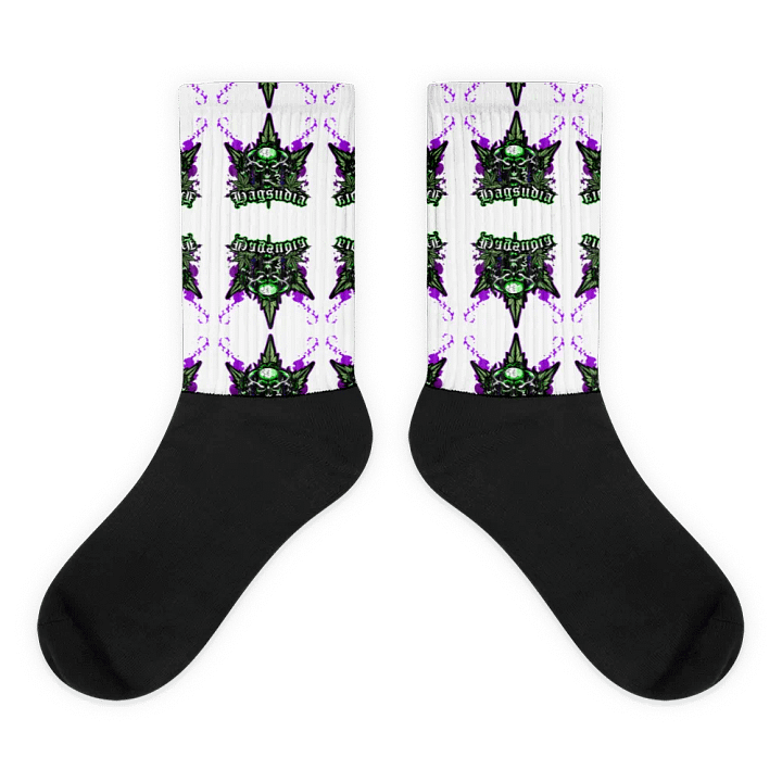 Hagsudia Gothic Skull Sublimated Socks product image (1)