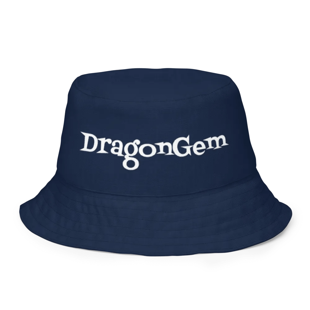 DragonGem Navy Reversible Bucket Hat product image (6)