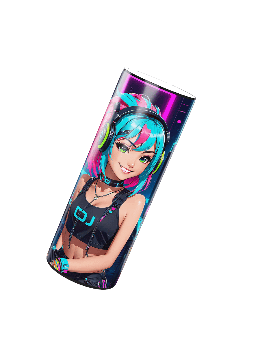 Dj Girl 20 oz Skinny Stainless Steel Tumbler - v2 product image (3)