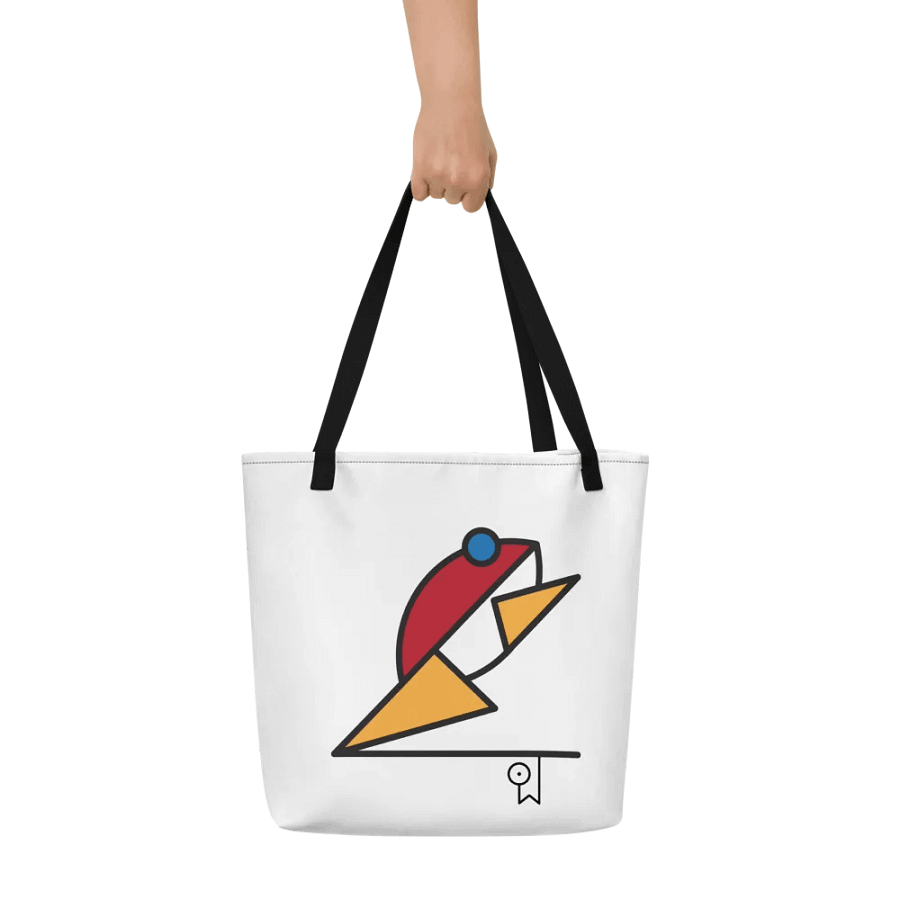 Bau Frog Icon / MO Tote Bag / White product image (7)