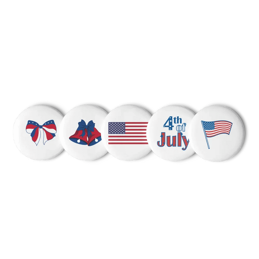 Patriotic Pin Button Set product image (4)