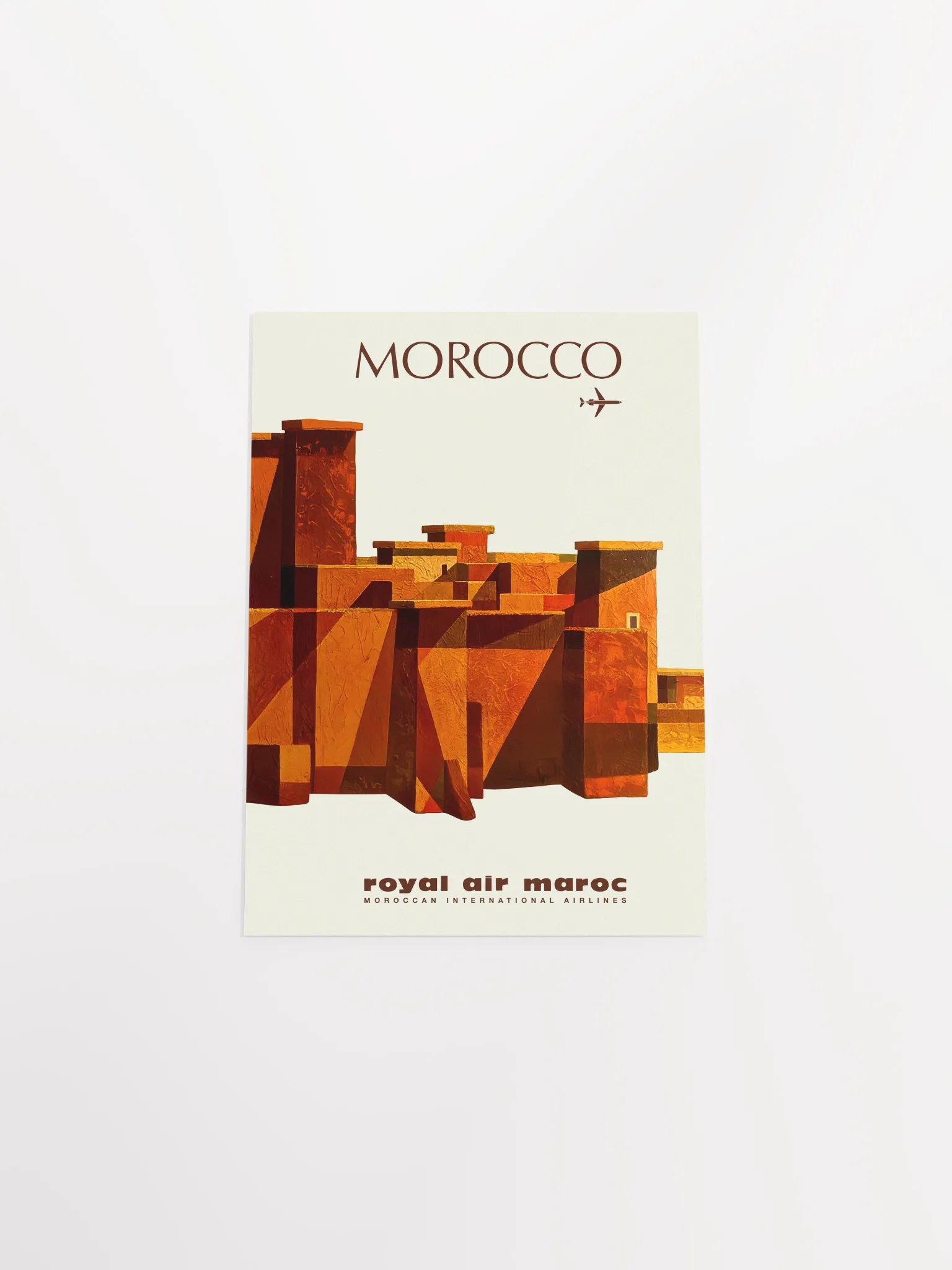 Morocco, Air Maroc, 1970s — retro travel poster, vintage travel print product image (10)