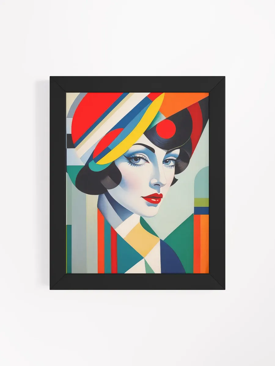 Vibrant Lucy - Flapper Girl - Wall Art - Framed product image (33)
