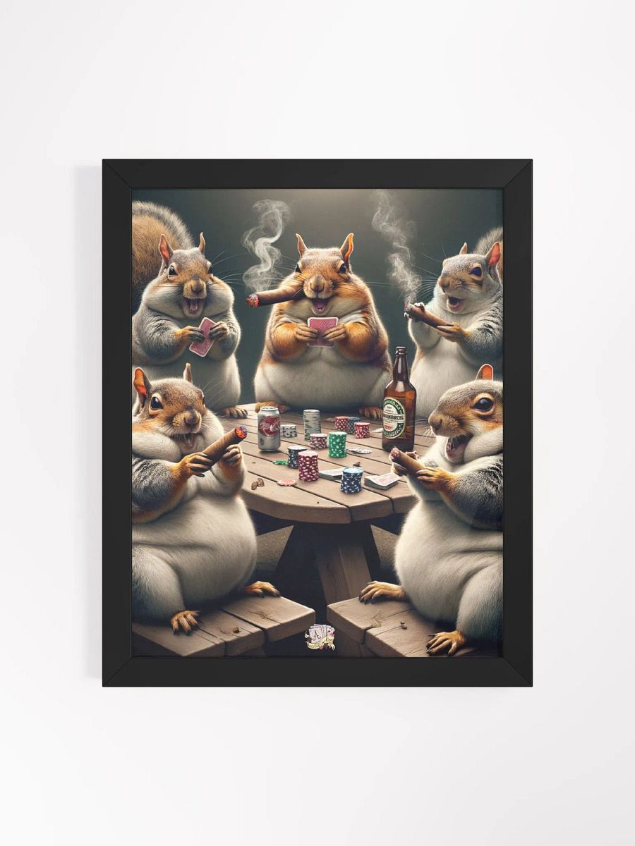 Squirrel Poker Print product image (1)