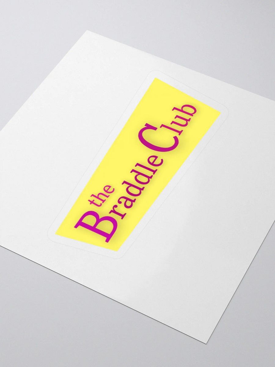 The Braddle Club Cutout Sticker product image (3)