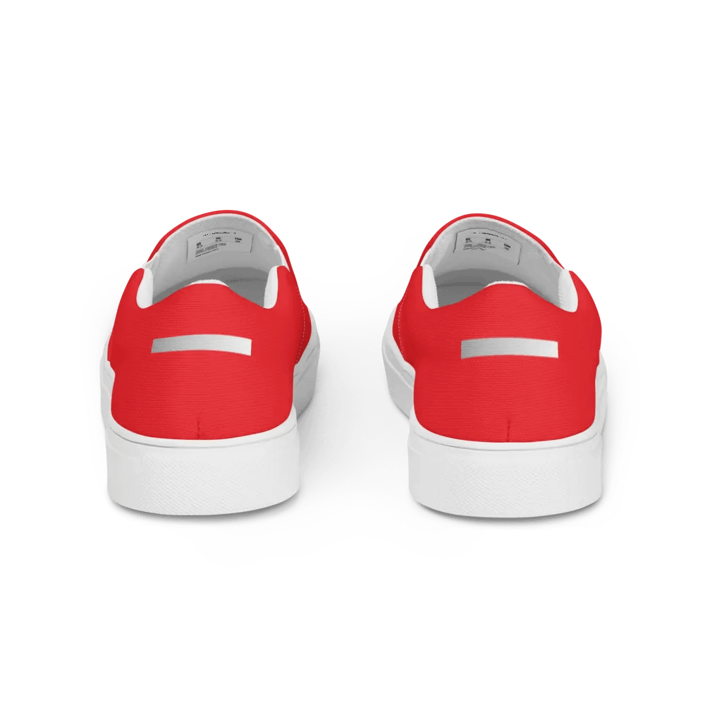 Made Line Slip-On Shoes Red and White product image (4)