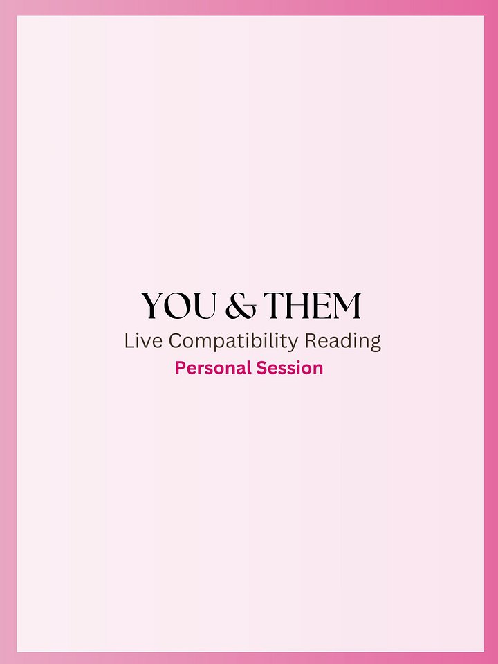 You and Them | 90-Minute Live Synastry/Compatibility Astrology Reading product image (1)