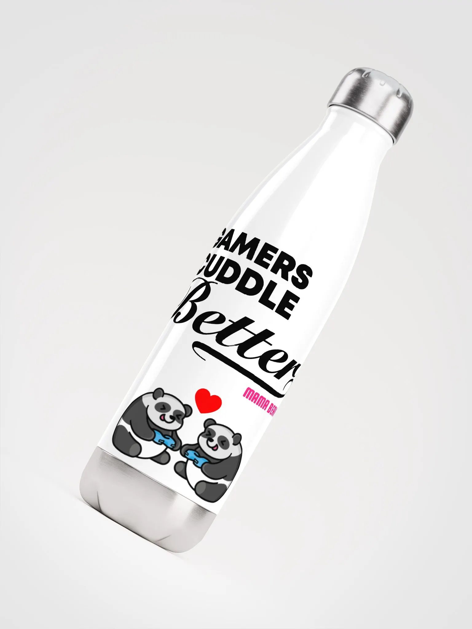 Gamers Cuddle Better Water Bottle product image (4)