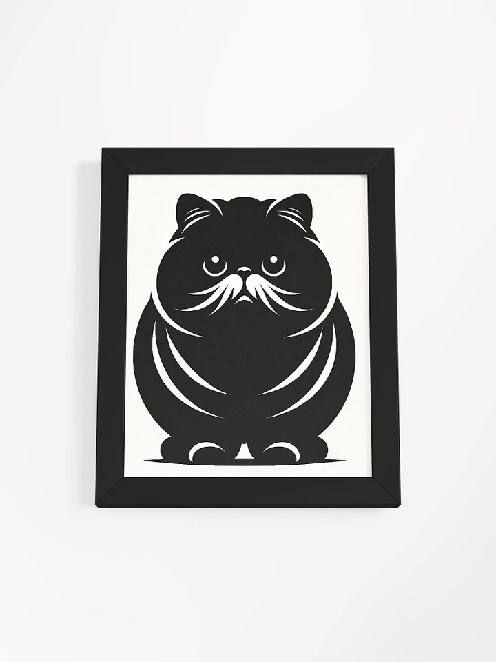 Framed High-Quality Matte Poster (in): Exotic Shorthair 2 product image (8)