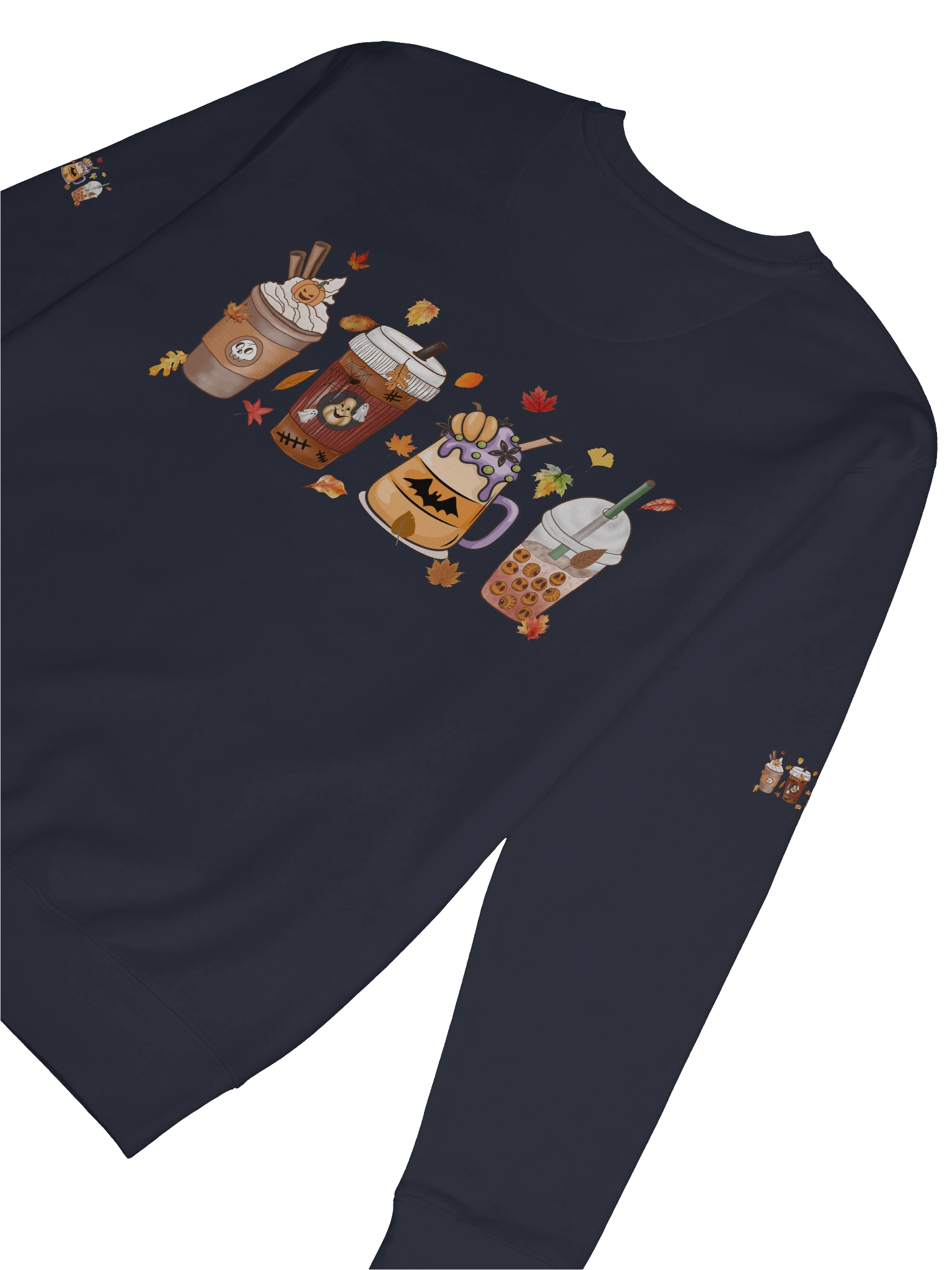 Cozy Halloween Vibes Sweatshirt – Sweet Treat Design product image (79)