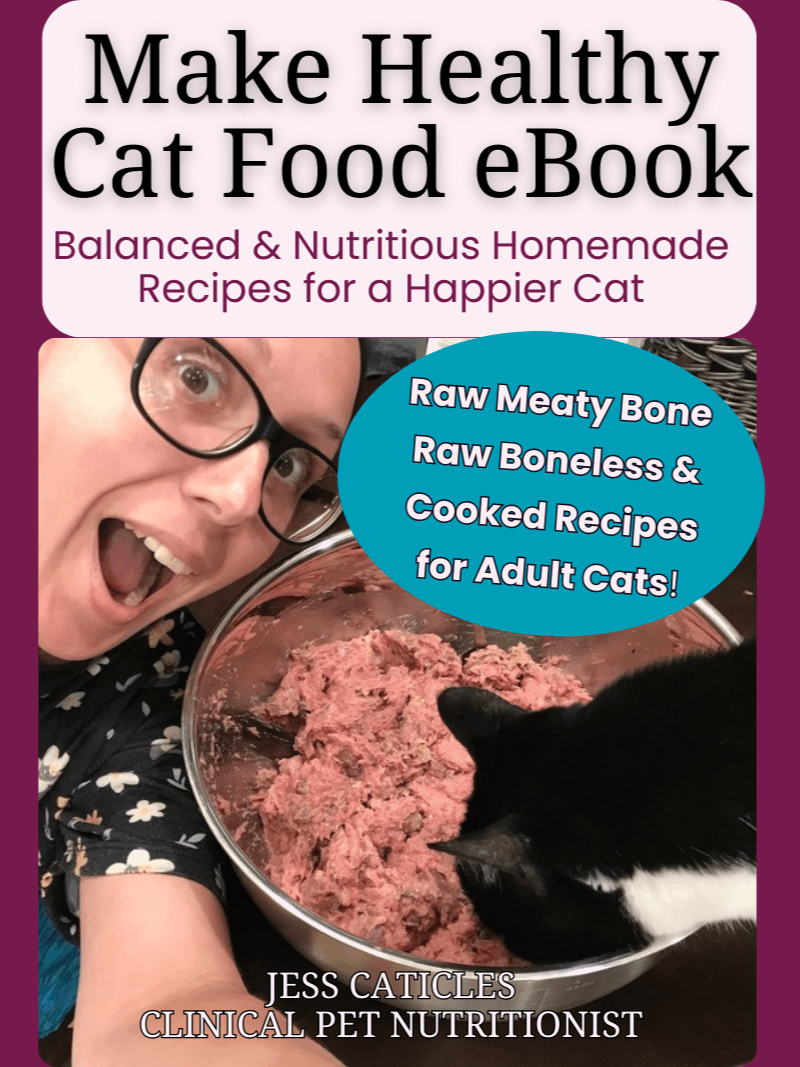 Fresh Cat Food Recipes eBook ~ Raw and Cooked Meals for Adult Cats product image (1)