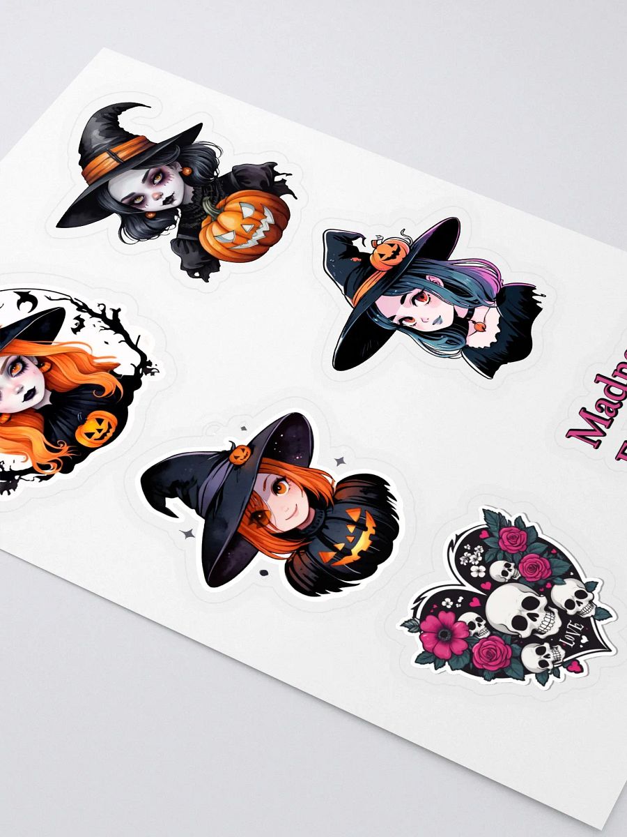 Halloween Witch Goth Girl - Collector's Sticker Pack product image (3)