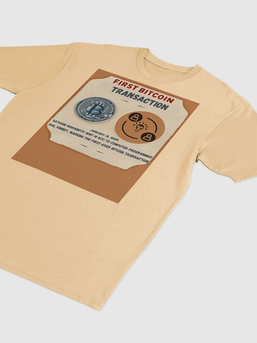 First Bitcoin Transaction Commemorative Tee product image (3)