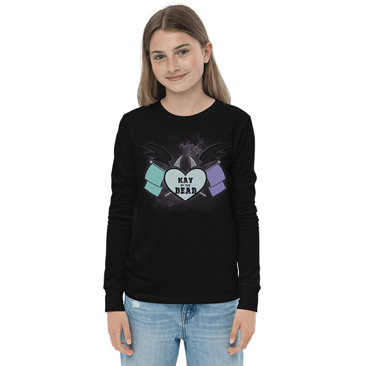 Kay_of_the_Dead Logo Youth Long Sleeve Shirt product image (1)