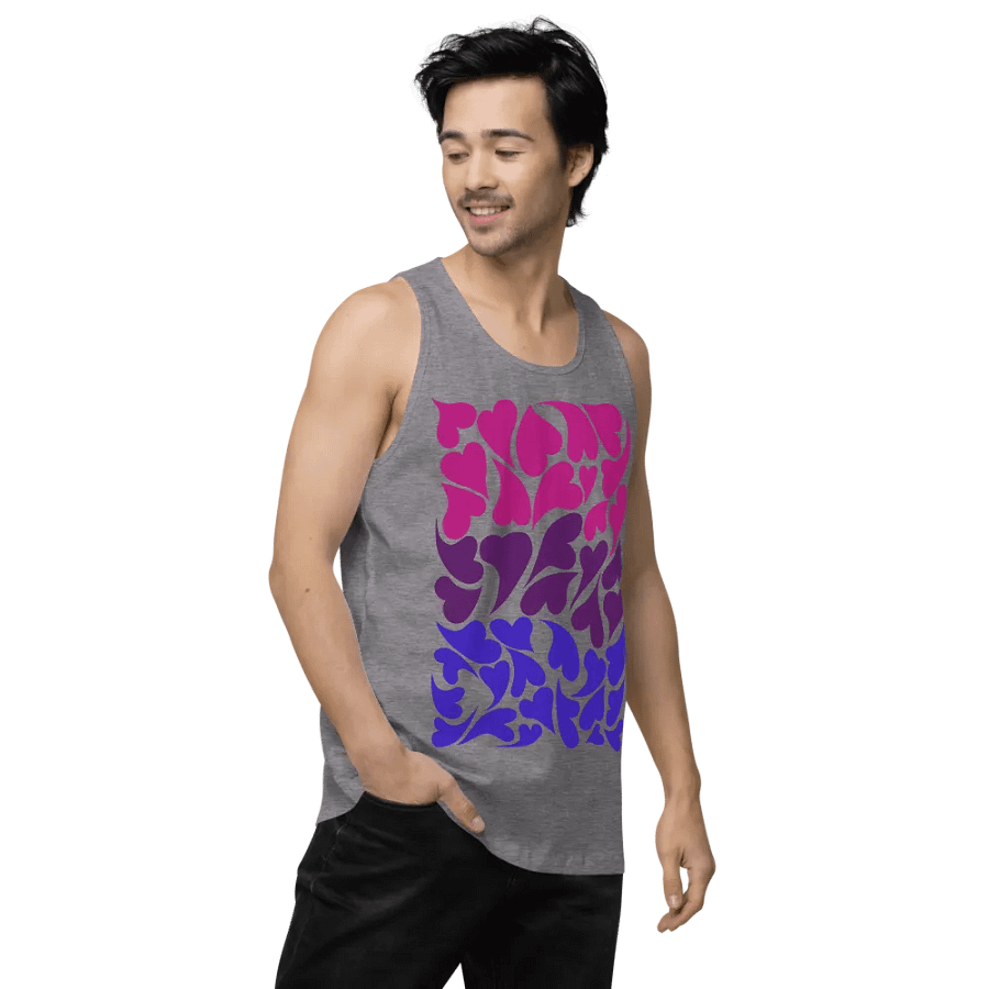 Nestled PRIDE Bisexual Tank Top product image (32)