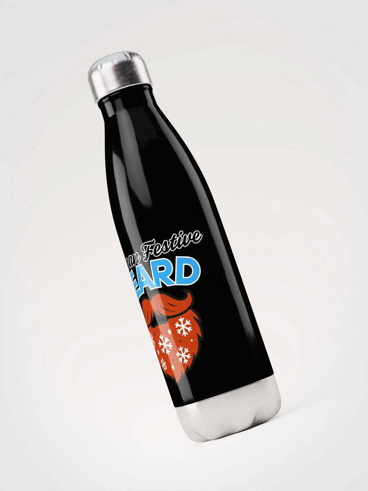 German Festive Beard Stainless Steel Water Bottle product image (1)