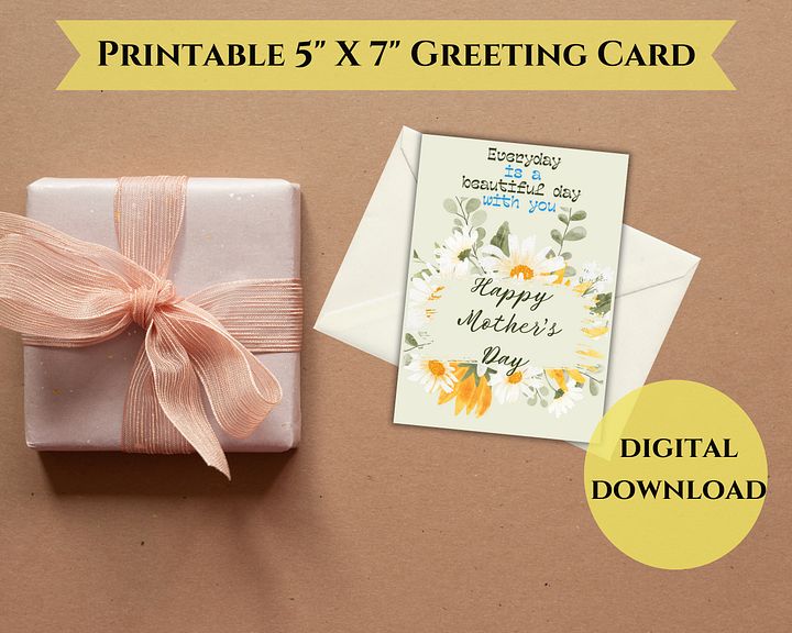 Yellow Accents Mother's Day Card product image (1)