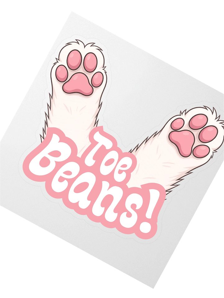 Large Toe Beans Sticker product image (2)