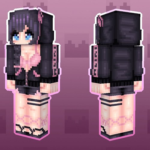 I got a custom Minecraft Bedrock skin as well 😘🎉 https://linktr.ee/slyval