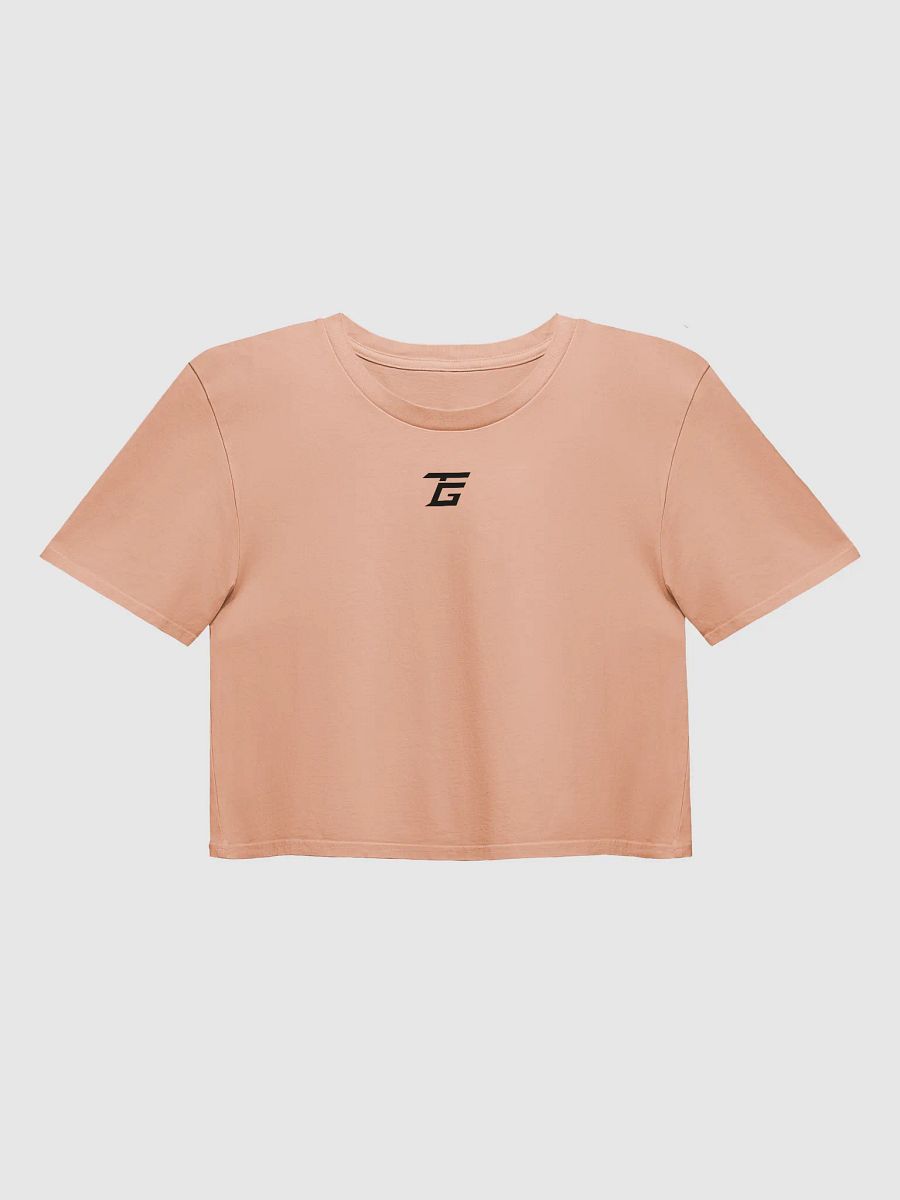 "TG" Women's Premium Crop Top (Black Logo) product image (5)