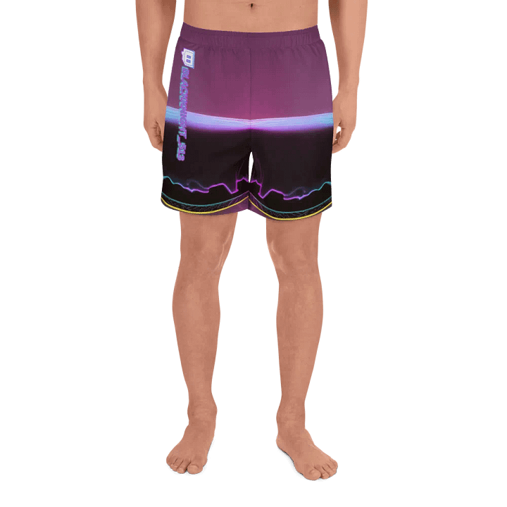 Blackknight513 All-Over Print Athletic Long Shorts product image (2)