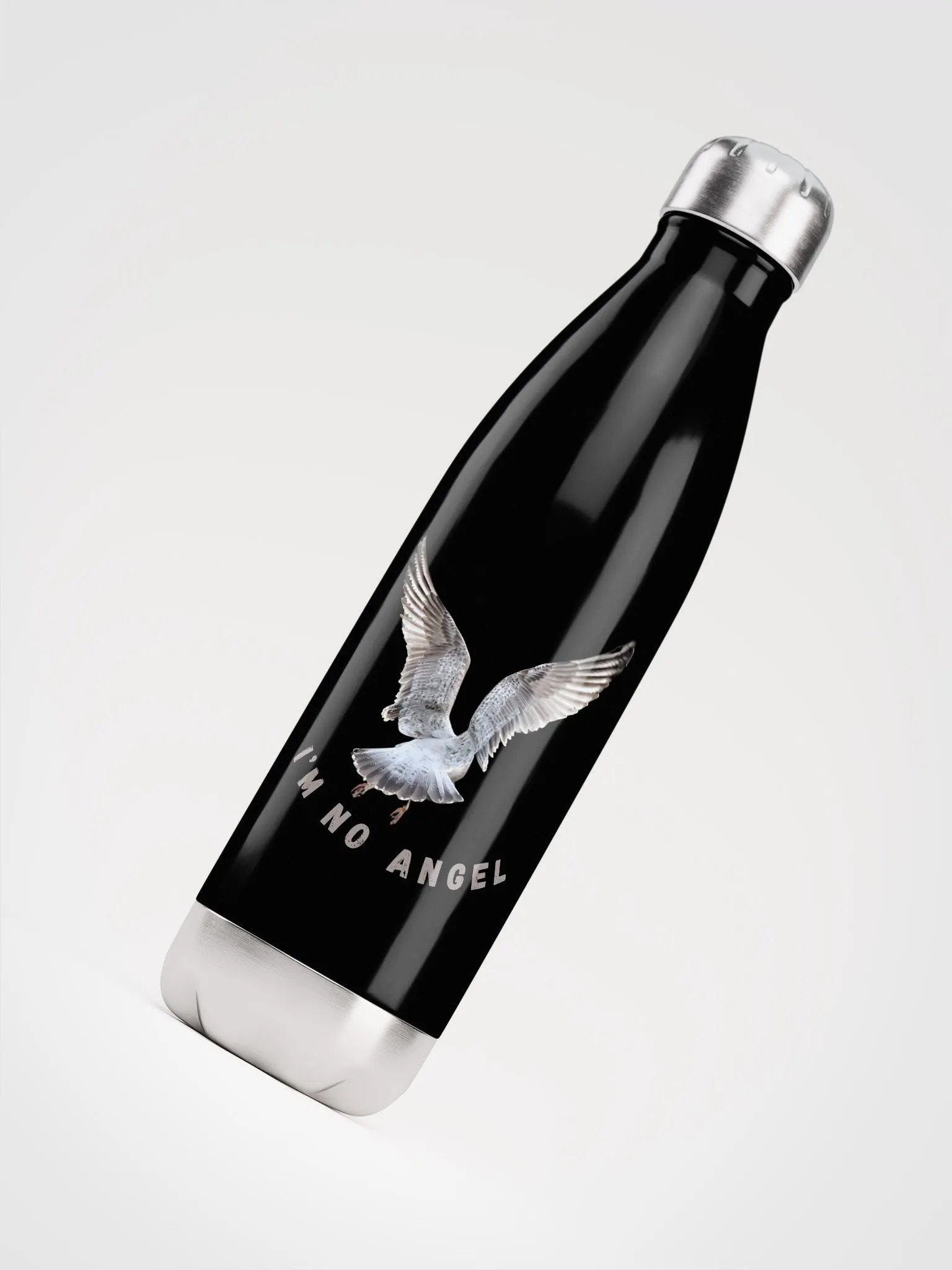 I'm No Angel Seagull Water Bottle product image (8)