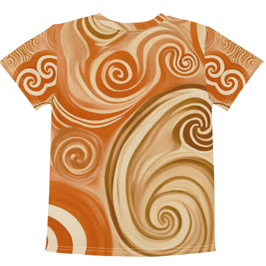 Funky Latte Liquid Tie-Dye Kid's and Toddler's Crew Neck T-shirt product image (10)
