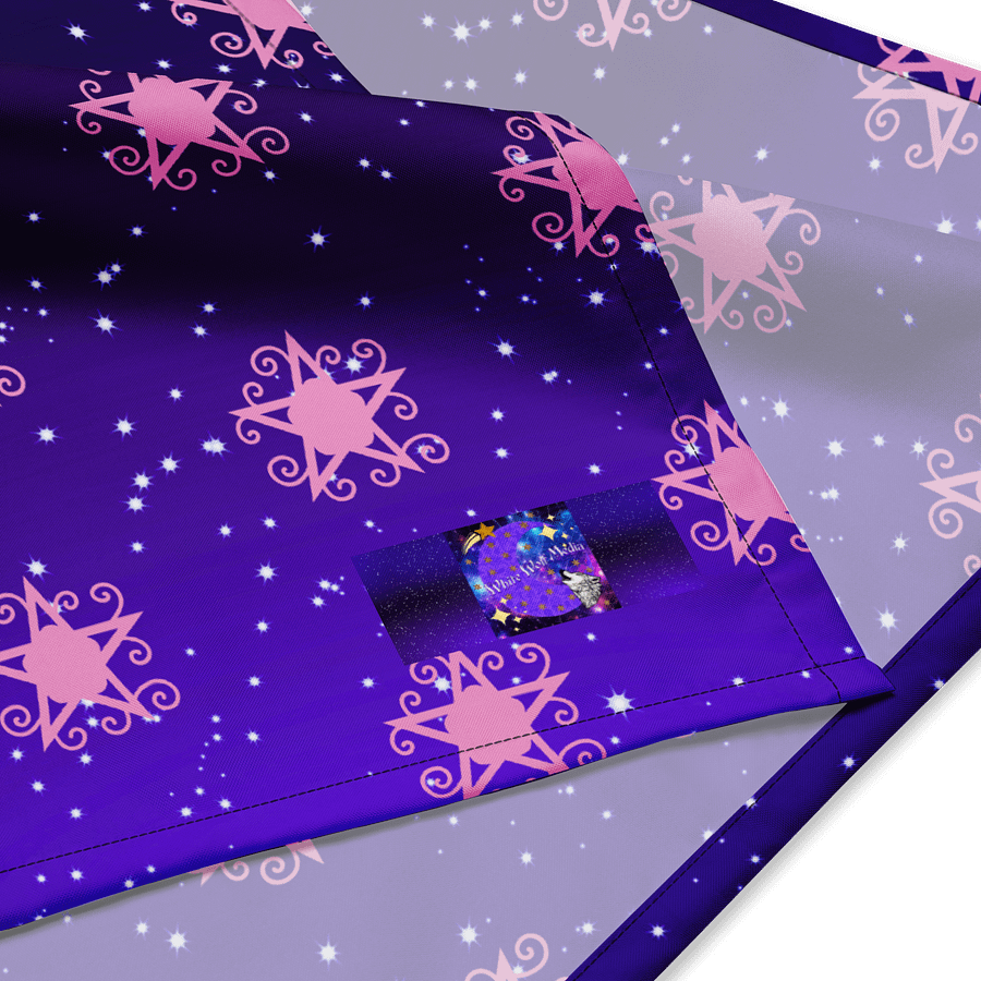 Purple Eternity & Pink Stars All-Over Bandana product image (2)