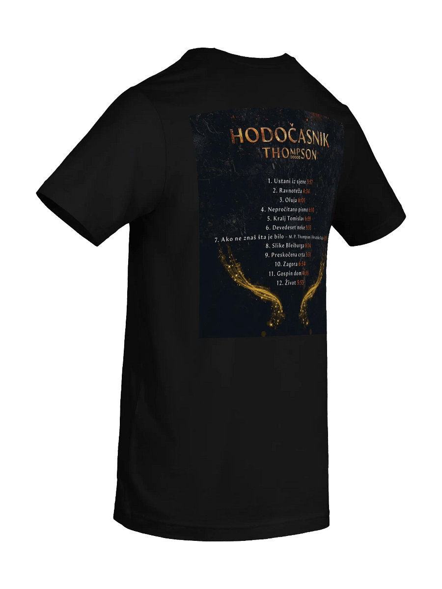 Crowned Distressed Logo T-Shirt Thompson Hodočasnik product image (10)