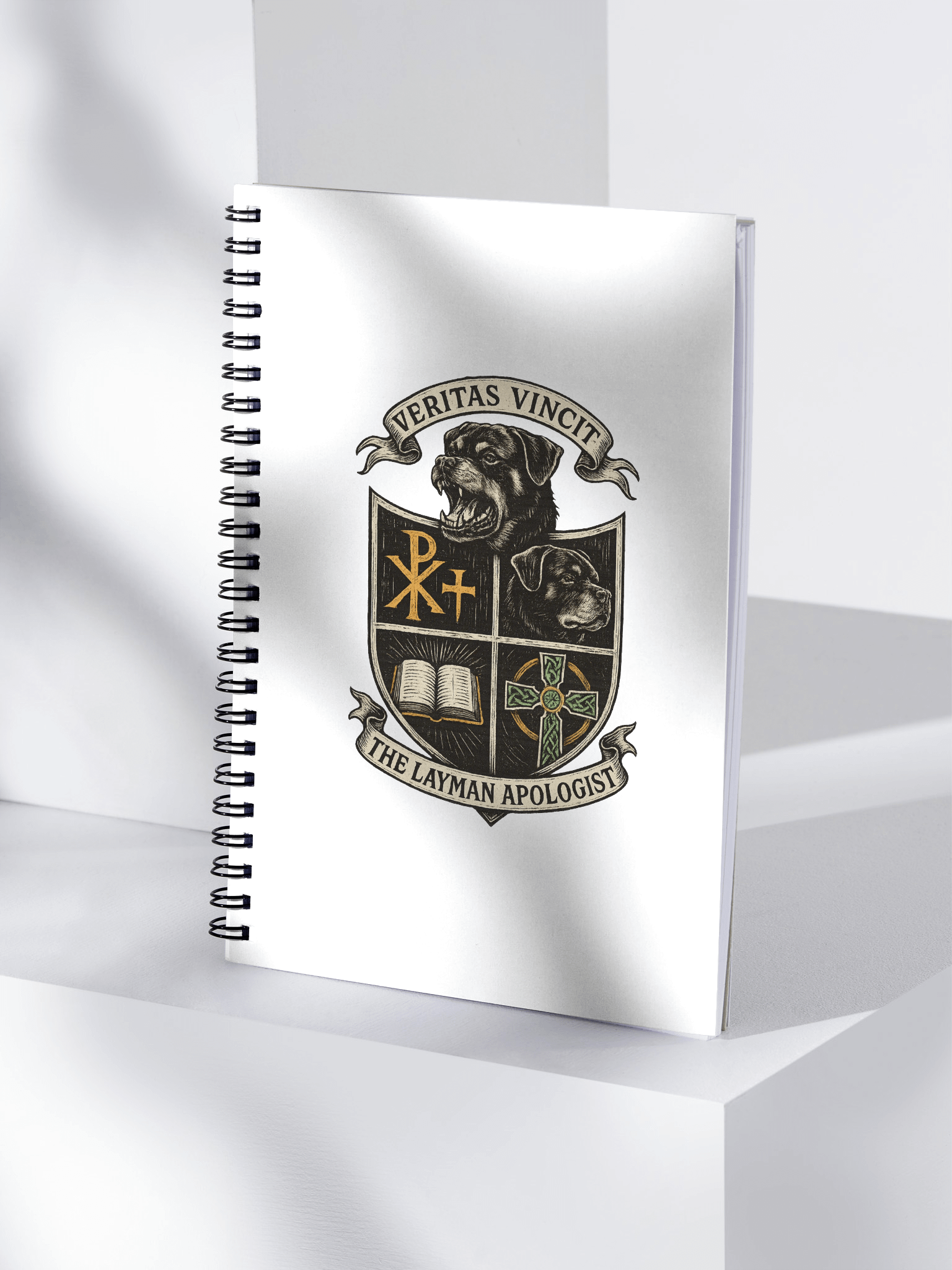 Layman Coat of Arms notebook product image (4)