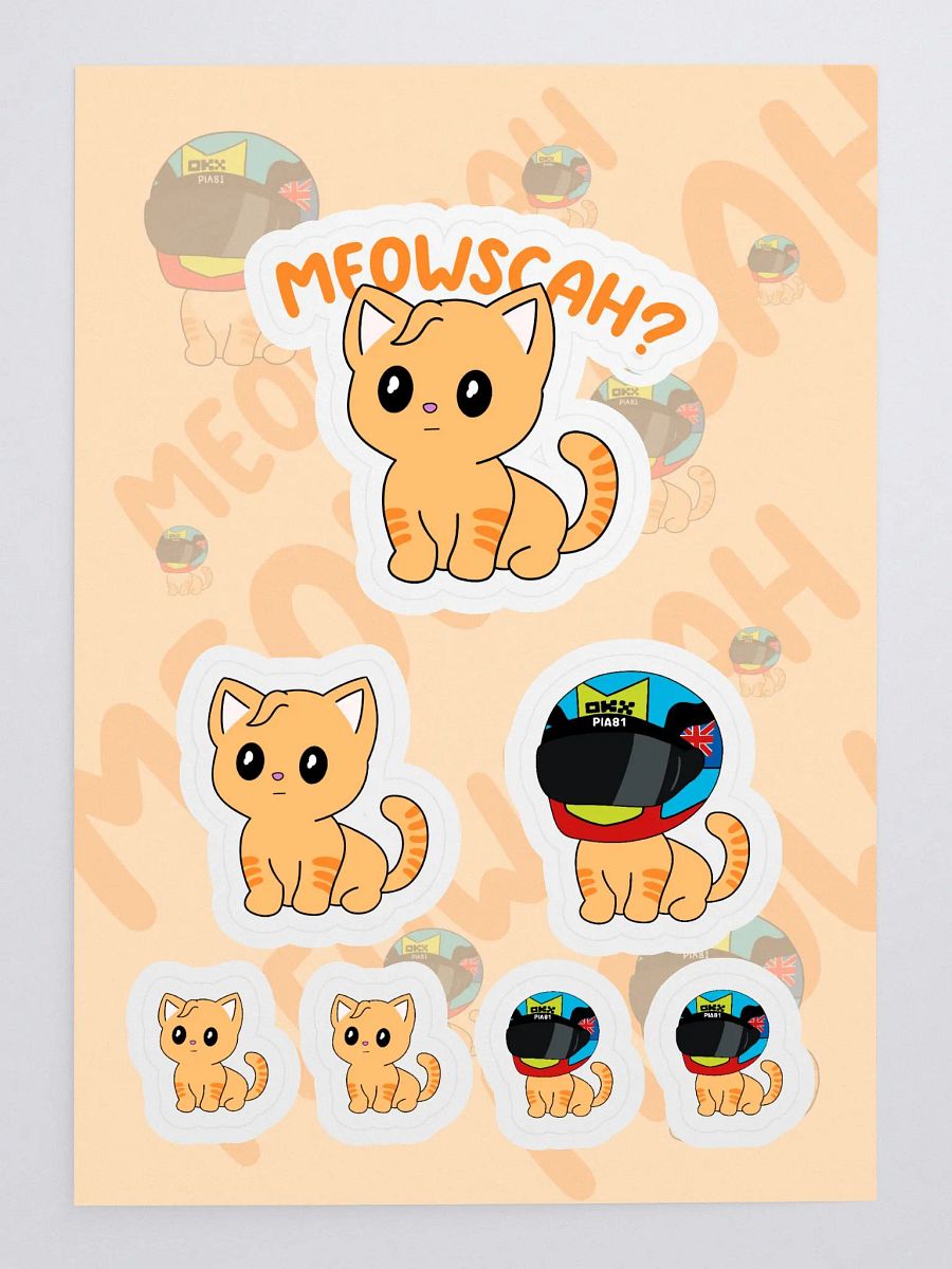 MEOWSCAH? - Sticker Sheet product image (3)