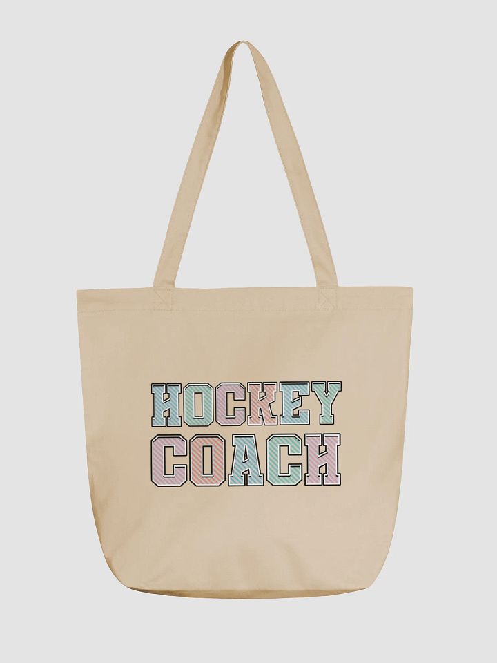 Hockey Coach Striped Tote Bag product image (5)