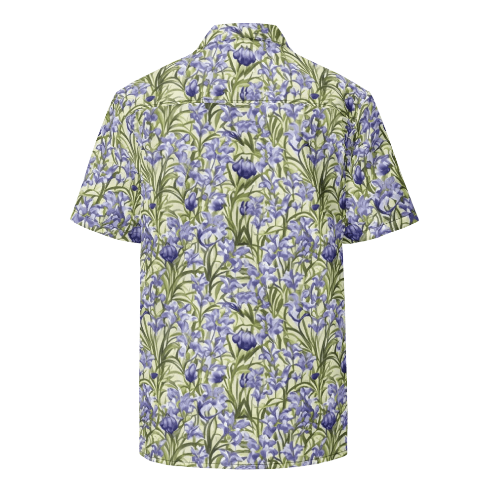 Floral Pattern Bluebell Flowers Hawaiian Shirt product image (2)