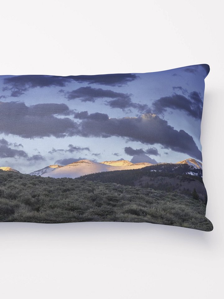 Sunset in the Colorado Mt Pillow product image (2)