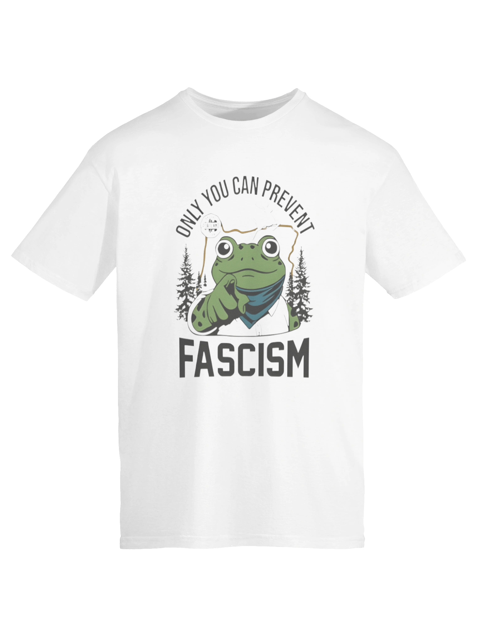 Only You Can Prevent Fascism Portland Frog T-Shirt product image (6)