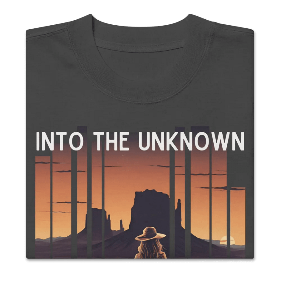 Into the unknown unisex faded tee product image (10)