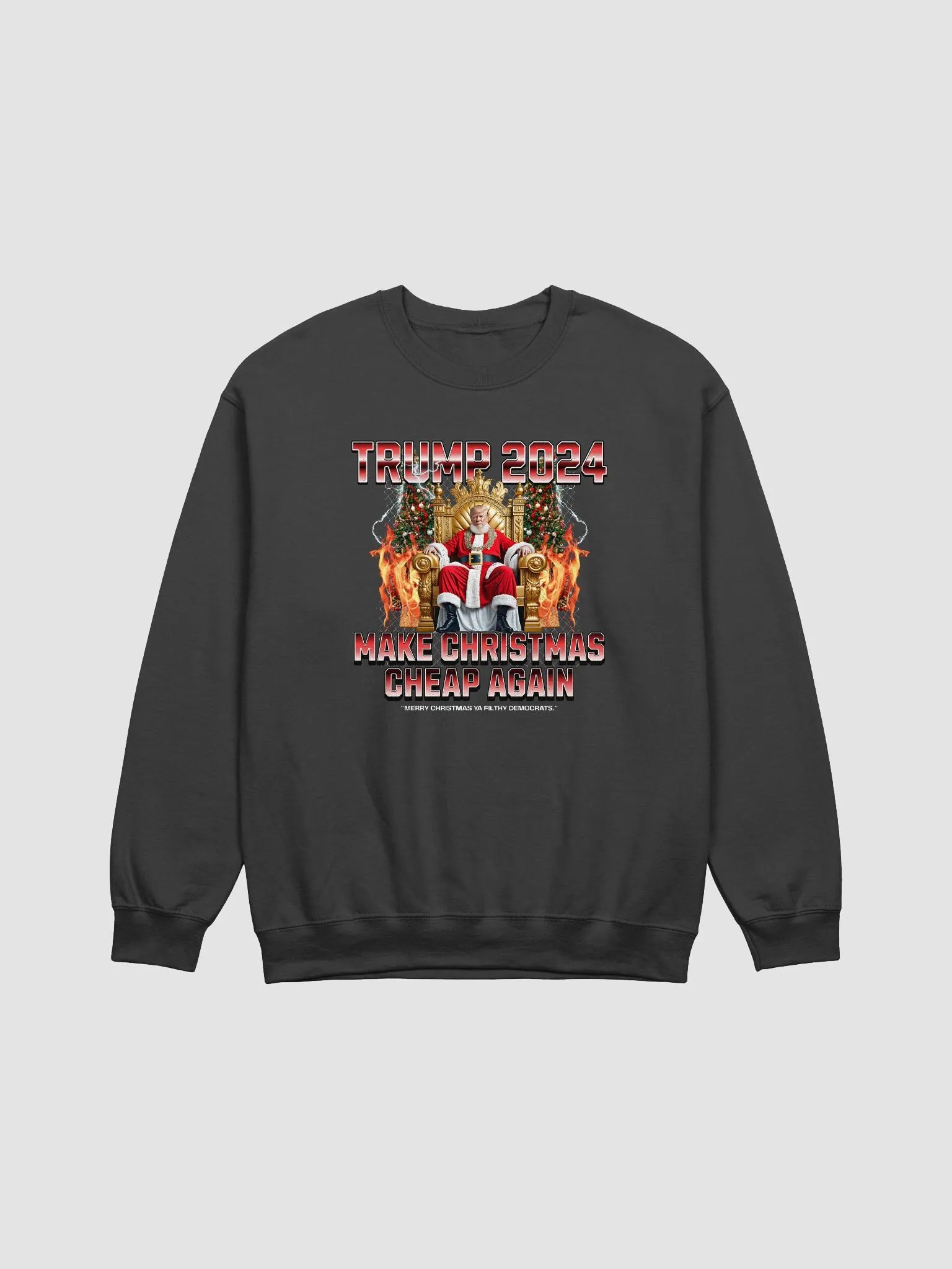 Trump 2024 Make Christmas Cheap Again Funny Unisex Sweatshirt product image (3)