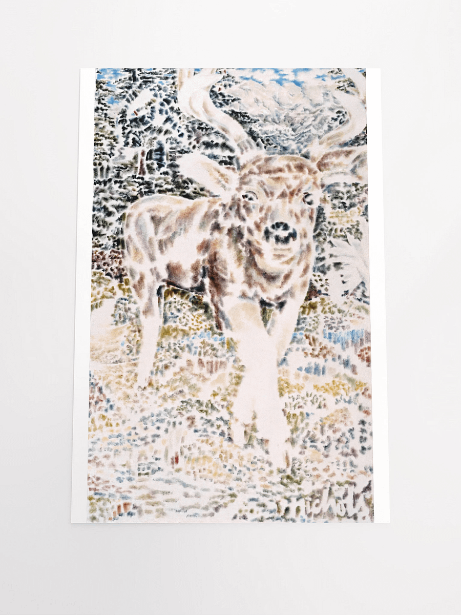 Deer on Desolation (1989) print product image (2)