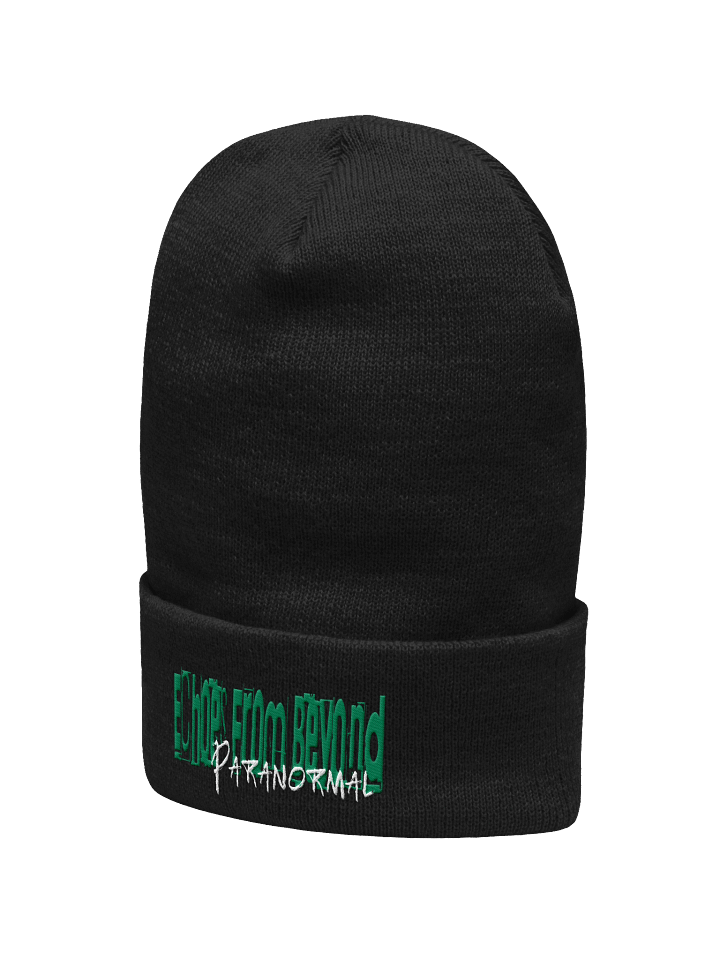 Beanie with Green Design product image (2)