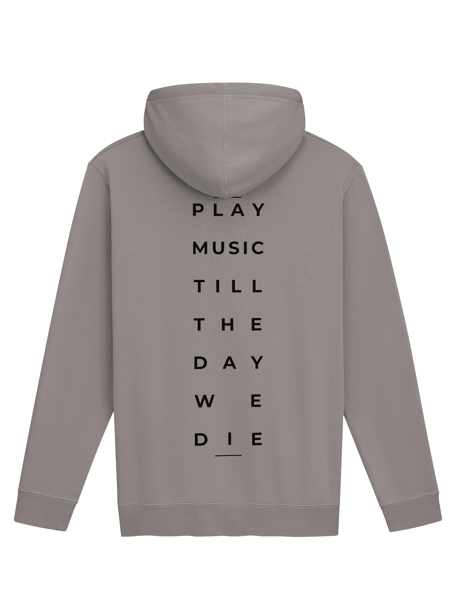 “Play Music Until the Day We Die” Independent Trading Co. Pigment Dyed Hoodie product image (2)