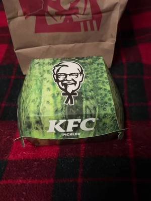 KFCs new SPICY PICKLED sandwich #kfc #foodie #foodtiktok #foodtok #foodlover 